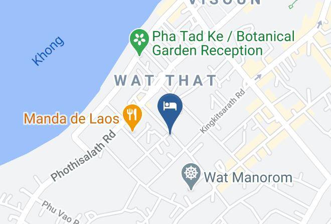 Louangphrabang - Cheng Backpacker Hotel 2 Maps
