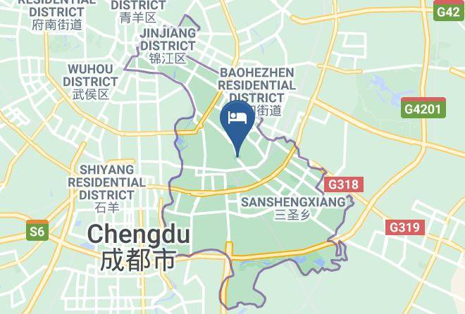 Chengdu - Chengdu Care U Well Hotel Maps