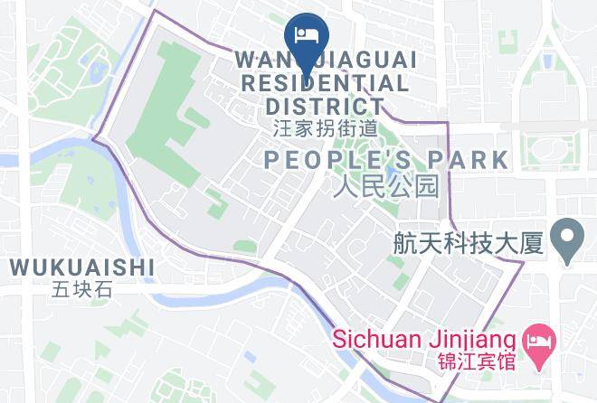 Chengdu - Chengdu Davies Traders Totel Kuanzaixiangzi Branch Maps