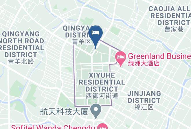 Chengdu - Chengdu Global Hotel Maps