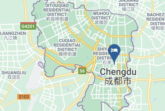 Chengdu - Chengdu Golden Dragon Holiday Hotel Maps
