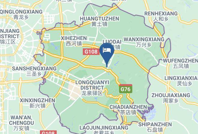 Chengdu - Chengdu Haoya Holiday Hotel Maps