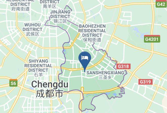 Chengdu - Chengdu Huaxiangshengshi Hotel Maps