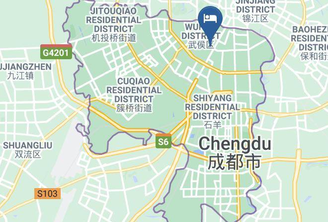 Chengdu - Chengdu Landing Cloud Hotel Maps