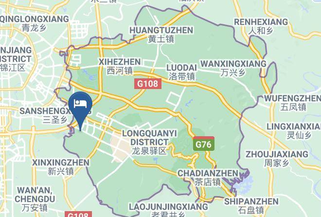 Chengdu - Chengdu Longzhixin Hotel Maps
