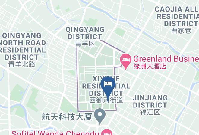 Chengdu - Chengdu Minyu Liya Hotel Maps