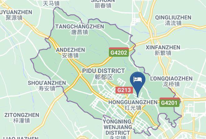 Chengdu - Chengdu Pixian Huihai Harbor Hotel Maps