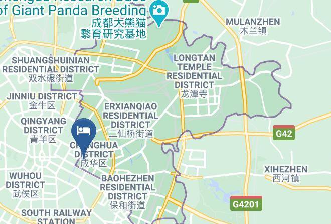Chengdu - Chengdu Rising Butterfly Hotel Maps