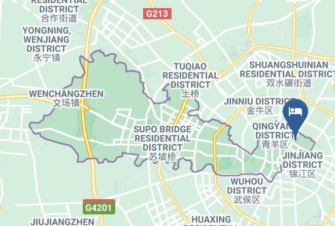 Chengdu - Chengdu Sam Cozy Hotel Maps
