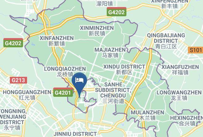 Chengdu - Chengdu Tongluowan Business Hotel Maps