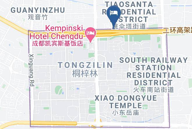 Chengdu - Chengdu Xiangyang Hotel Maps