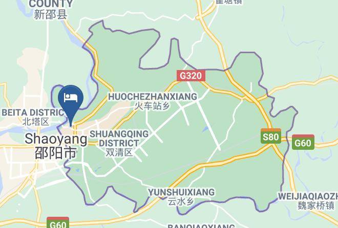 Shaoyang - Chengjingtai International Hotel Maps