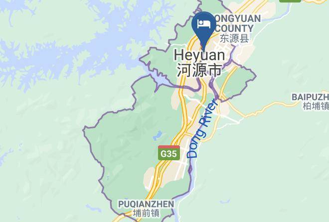 Chengxiang Hotel Heyuan Railway Station Map
