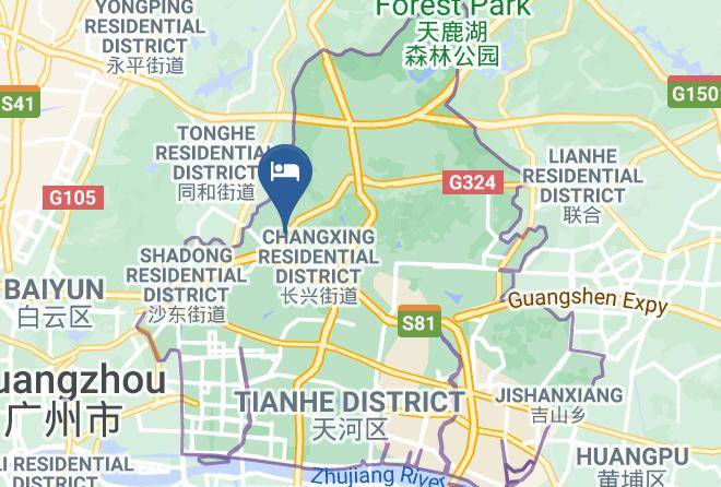Guangzhou - Chenlong 168 Fashion Hotel Guangzhou Maps