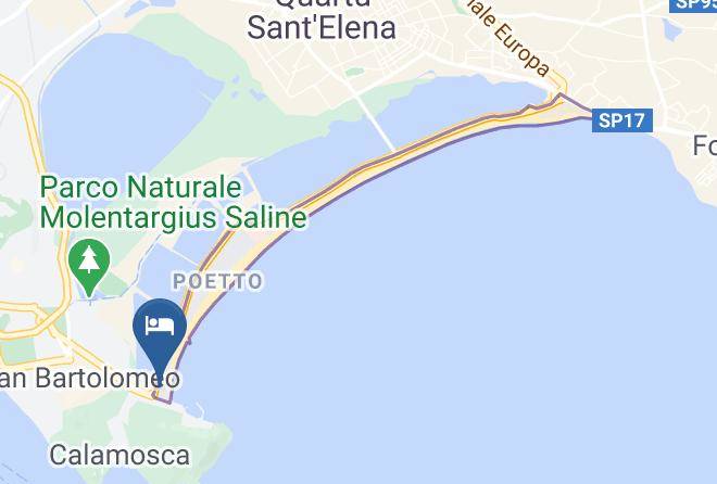 Cagliari - Chentulunas Hotel Maps