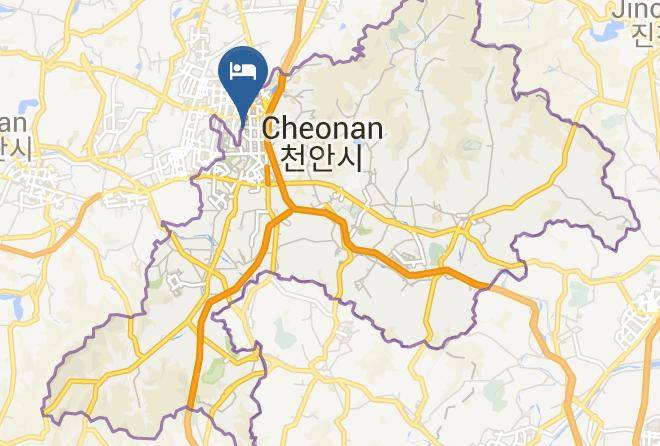 Cheonan Metro Tourist Hotel Map