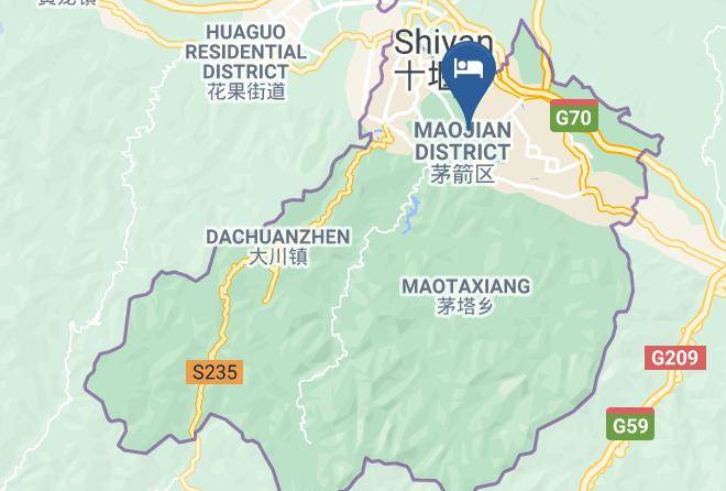 Shiyan - Cheqiao Restaurant Maps