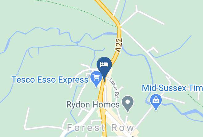 East Sussex - Chequers Inn Hotel Maps