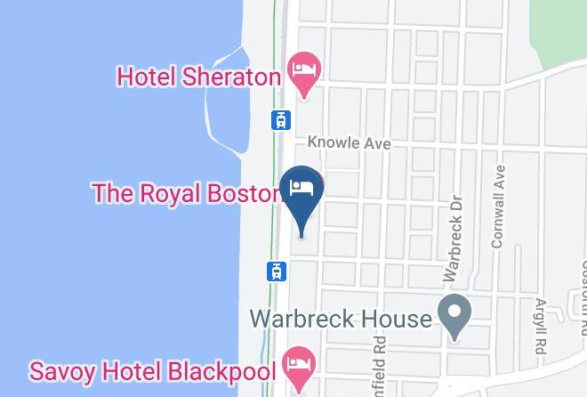 Blackpool - Chequers Plaza Hotel Maps