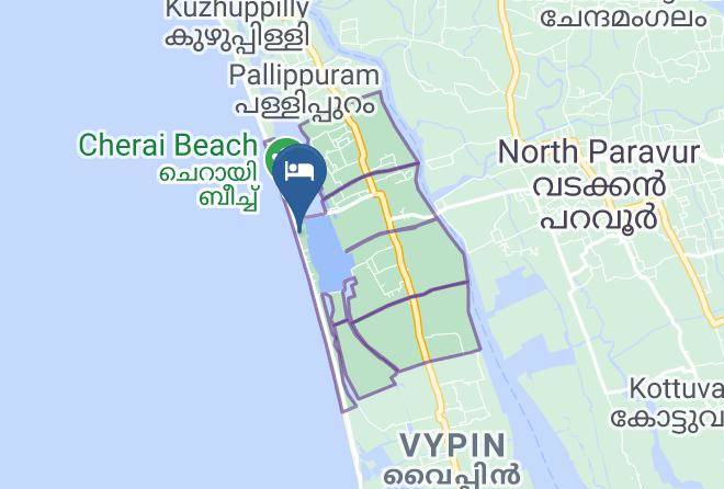 Kochi - Cherai Beach Resorts Maps
