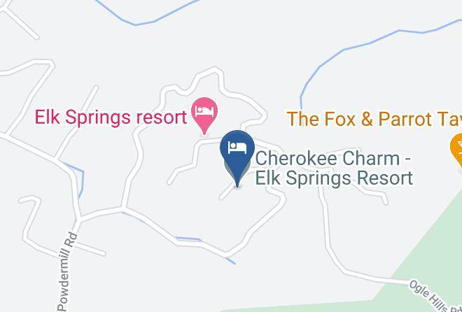 Sevier - Cherokee Charm Elk Springs Resort Maps