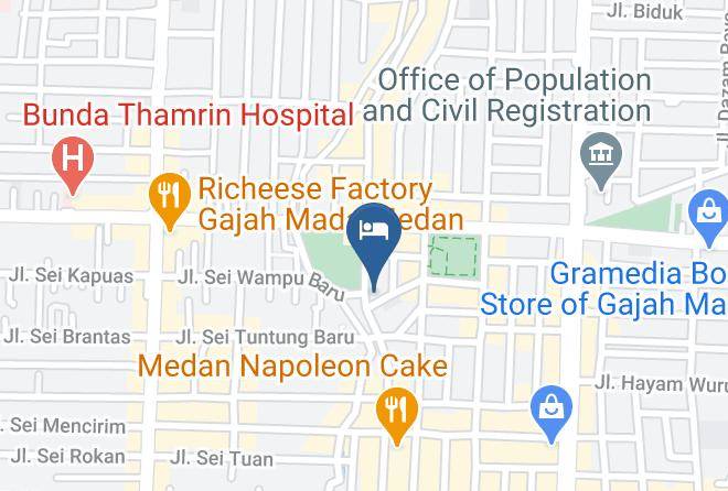Kota Medan - Cherry Garden Hotel Maps