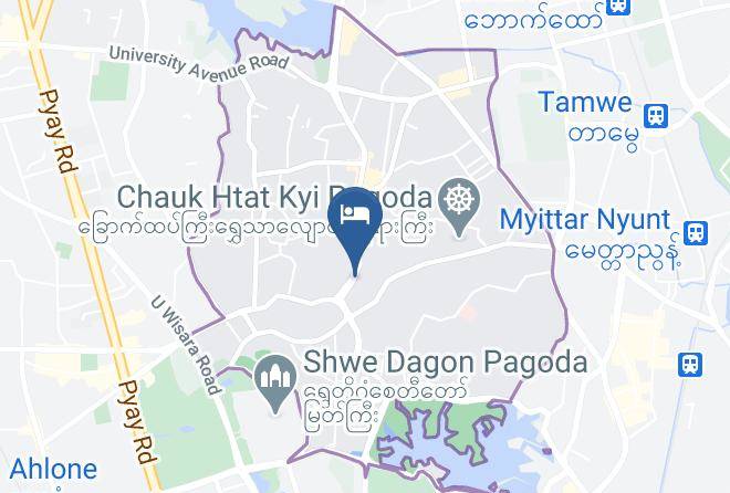 Yangon West - Cherry Hills Hotel Maps