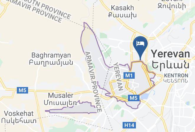 Yerevan - Cherry Hotel Maps