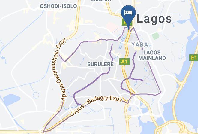 Surulere - Cherrybay Hotel Maps