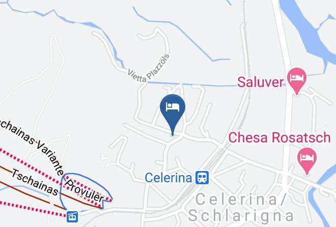 Chesa Alvra Celerina Map