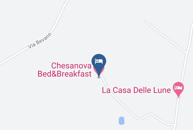 Pesaro And Urbino - Chesanova Bed&breakfast Maps