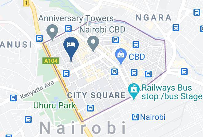 Nairobi - Chester Hotel & Suites Maps