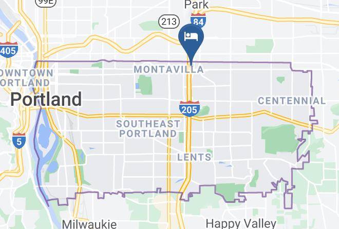 Multnomah - Chestnut Tree Inn Portland Mall 205 Maps