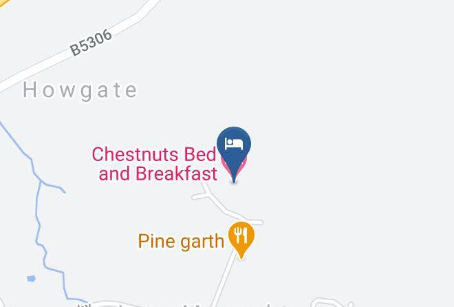 Cumbria - Chestnuts Bed And Breakfast Maps