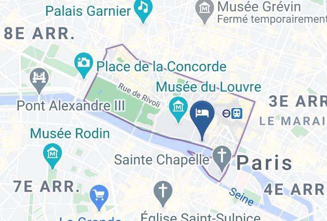 Cheval Blanc Paris Map