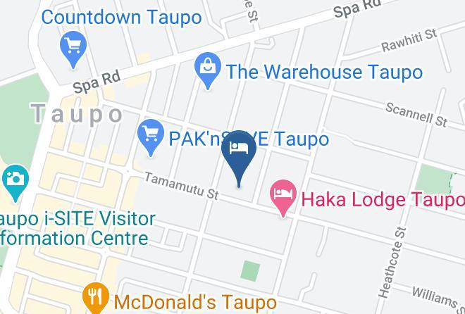 Taupo - Chevron Motel Maps