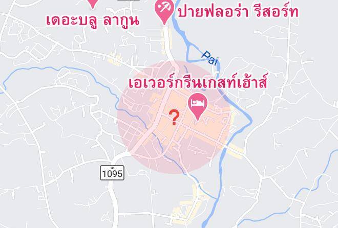 Amphoe Pai - Chewa Doi Resort Maps