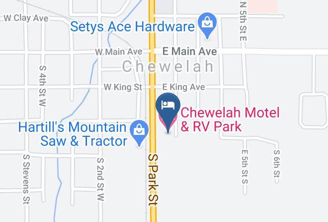 Stevens - Chewelah Motel & Rv Park Maps