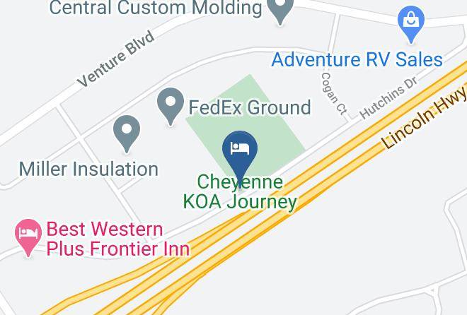 Laramie - Cheyenne Koa Journey Maps