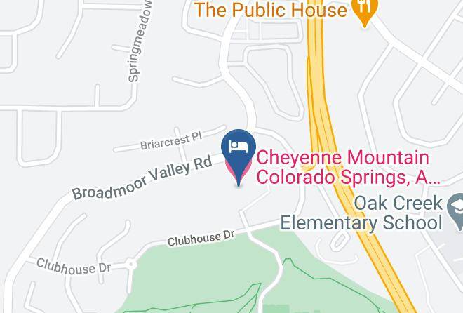 El Paso - Cheyenne Mountain Colorado Springs A Dolce Resort Maps