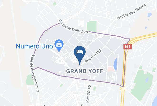 Dakar - Chez Agnes Maps