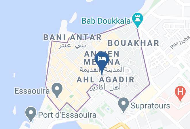 Essaouira - Chez Aziza Maps