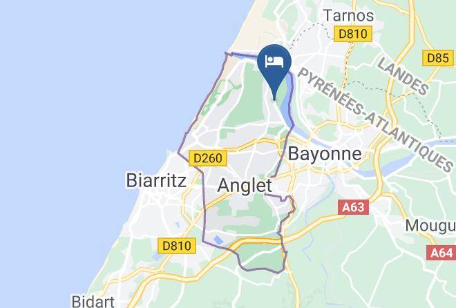 Pyrenees Atlantiques - Chez Benat Hotel Restaurant Maps