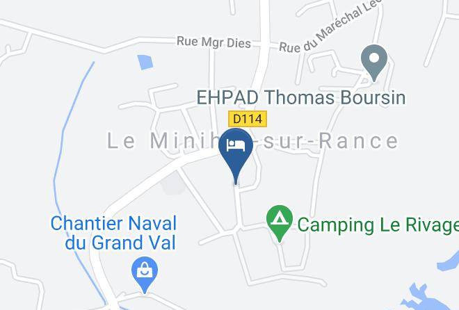 Ille Et Vilaine - Chez Brigitte Maison Bords De Rance Maps