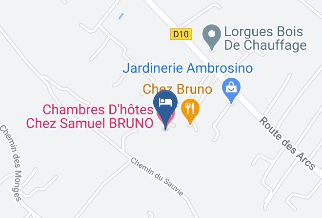 Chambres D'hotes Chez Samuel Bruno Map