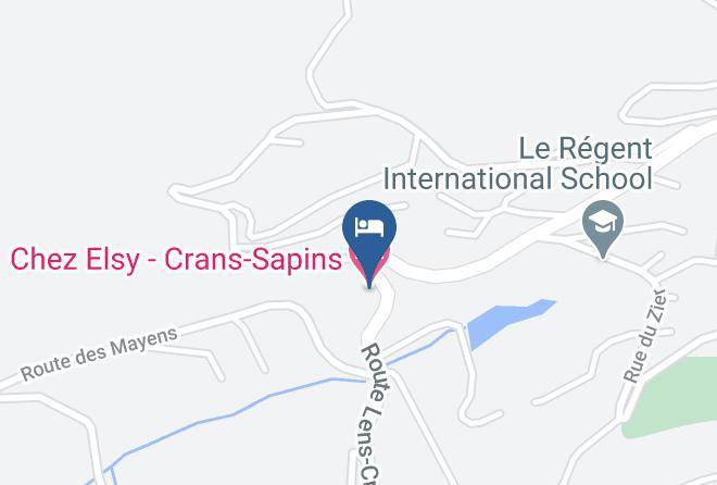 Sierre - Chez Elsy Crans Sapins Maps
