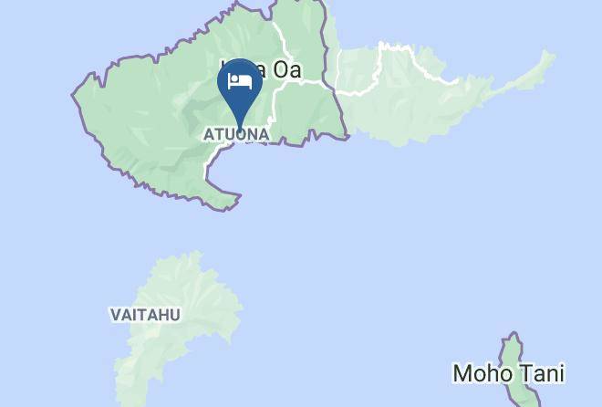 Hiva Oa - Chez Georges Et Tahu Maps