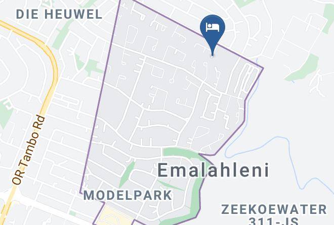 Emalahleni - Chez Guest Lodge Witbank Mpumalanga Maps