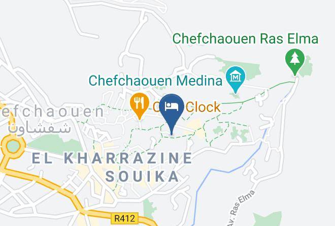 Chefchaouen - Chez Hicham Maps