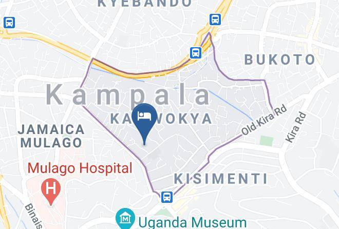 Kampala Cityncil - Chez Johnson Hotel Maps
